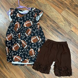 Cute girls shirt and shorts.